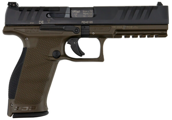 Walther PDP FS 5" OR OD GREEN calibre 9x19 Référence : W03