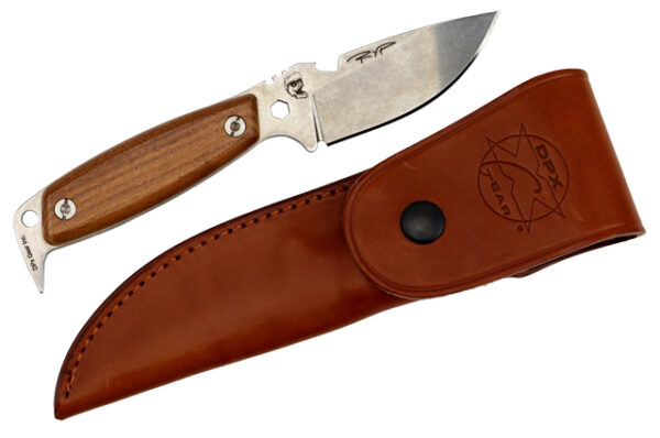 Couteau DPx HEST II Woodsman avec manche en bois Santos Référence : DX01